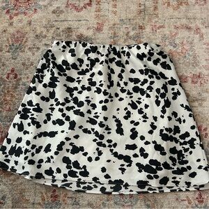 Cow print skirt!
